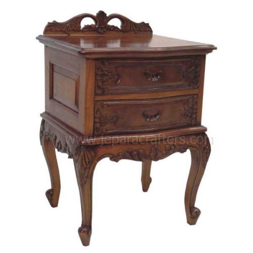 Mahogany Antique French Bedside MHBS006